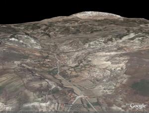 Yukarı Karaçay  Uydu Görüntüsü (Google'den)
